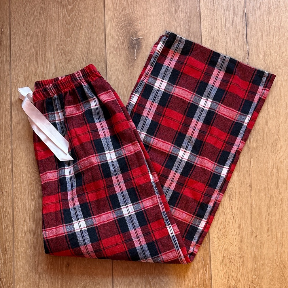 Amazon Red Plaid Sleep Pants